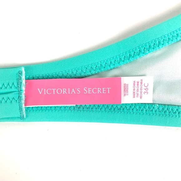 Victoria’s Secret The Knockout Bikini Seafoam Gorgeous Push-Up Top & Bottom - Picture 7 of 14